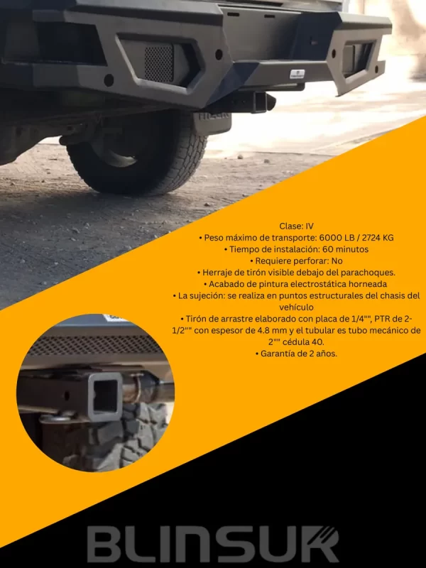 Tiron Jalon De Arrastre Toyota Hilux 2005 - 2022 Solden