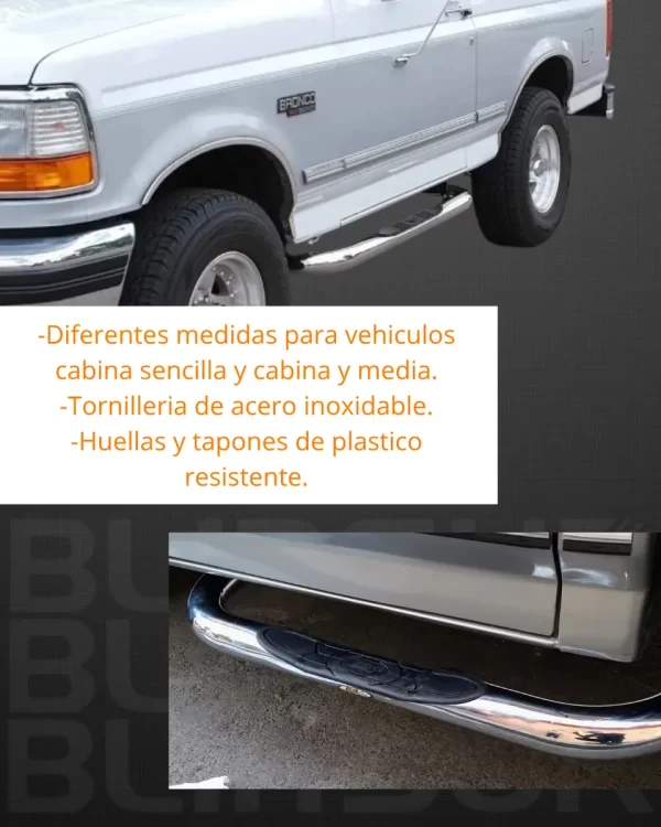 Estribos Bronx Tubular Ford Super Duty 1999 -2015 F350 F450