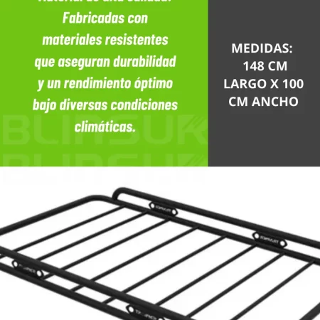 Canastilla Porta Equipaje Jimny 2020 - 2023 Juego Con Barras - Image 3