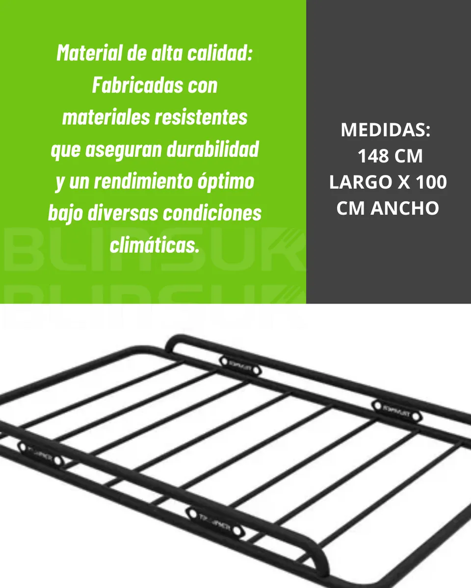 Canastilla Porta Equipaje Jimny 2020 - 2023 Juego Con Barras - Image 3