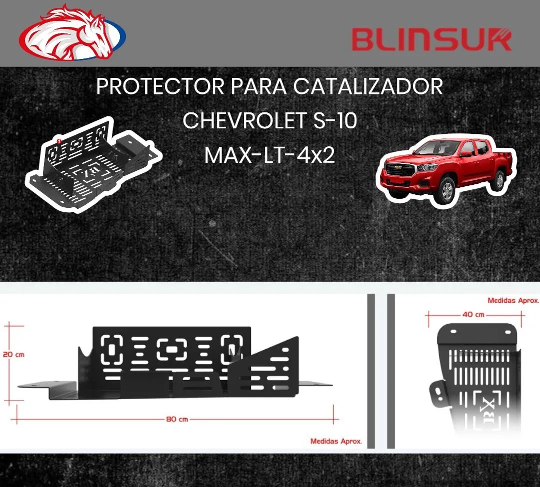 Protector Catalizador Antirrobo S-10 Doble Cab Max 2023 - Image 3