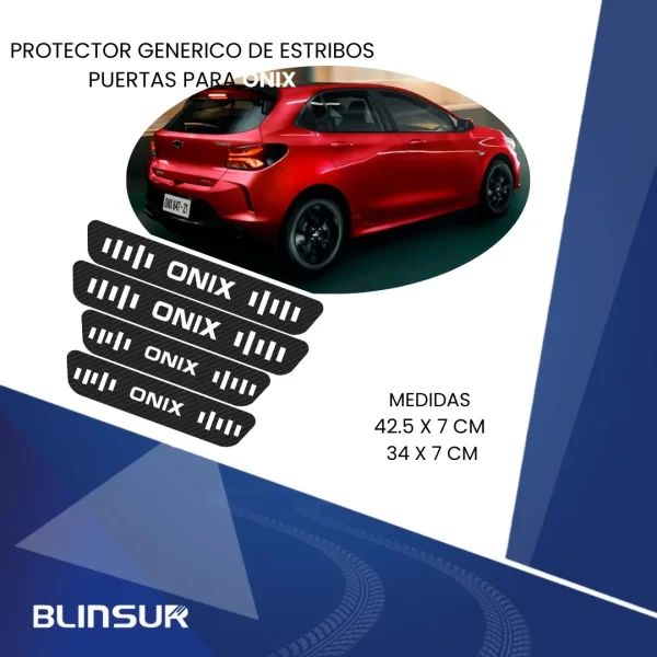 Cinta Protectora Bl Embellecedora Estribos Para Onix