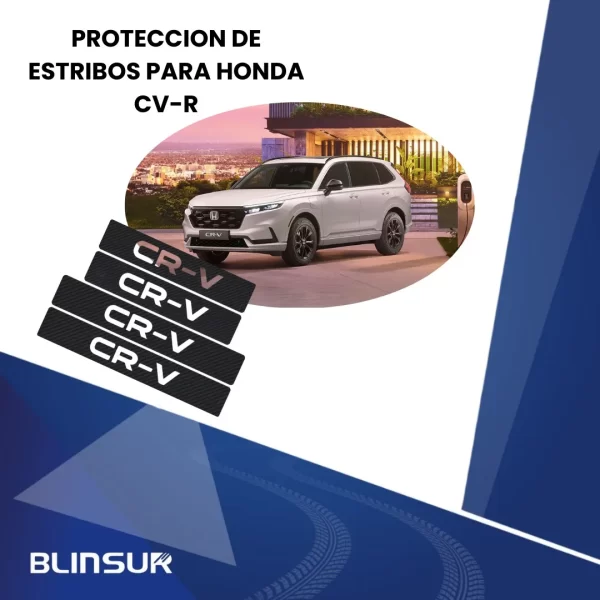 Cinta Protectora Bl Embellecedora Estribos Para Honda Cr-v