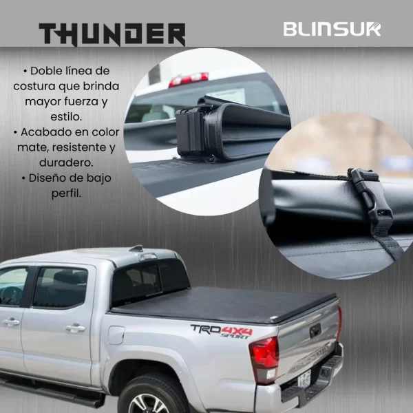 Tapa Cubre Batea Soft Tri Fold Ford Ranger 2012 - 2019