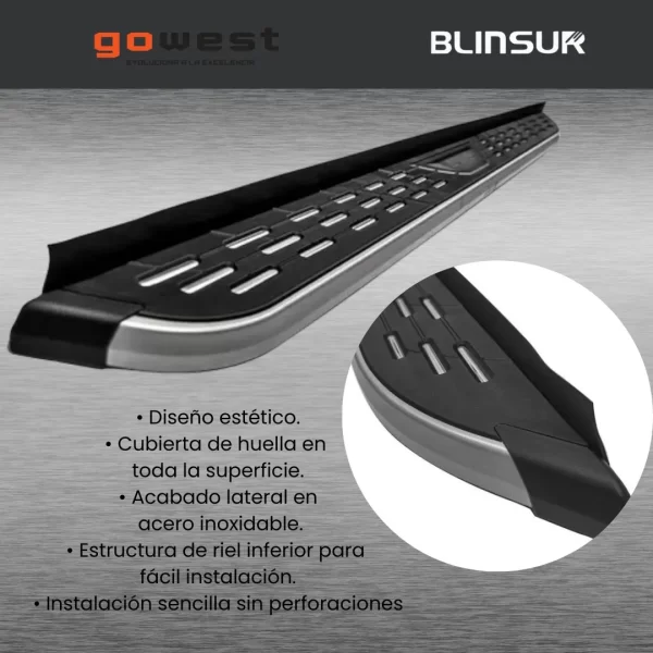 Estribos Infinite Mitsubishi Outlander Suv 2010 - 2021 +
