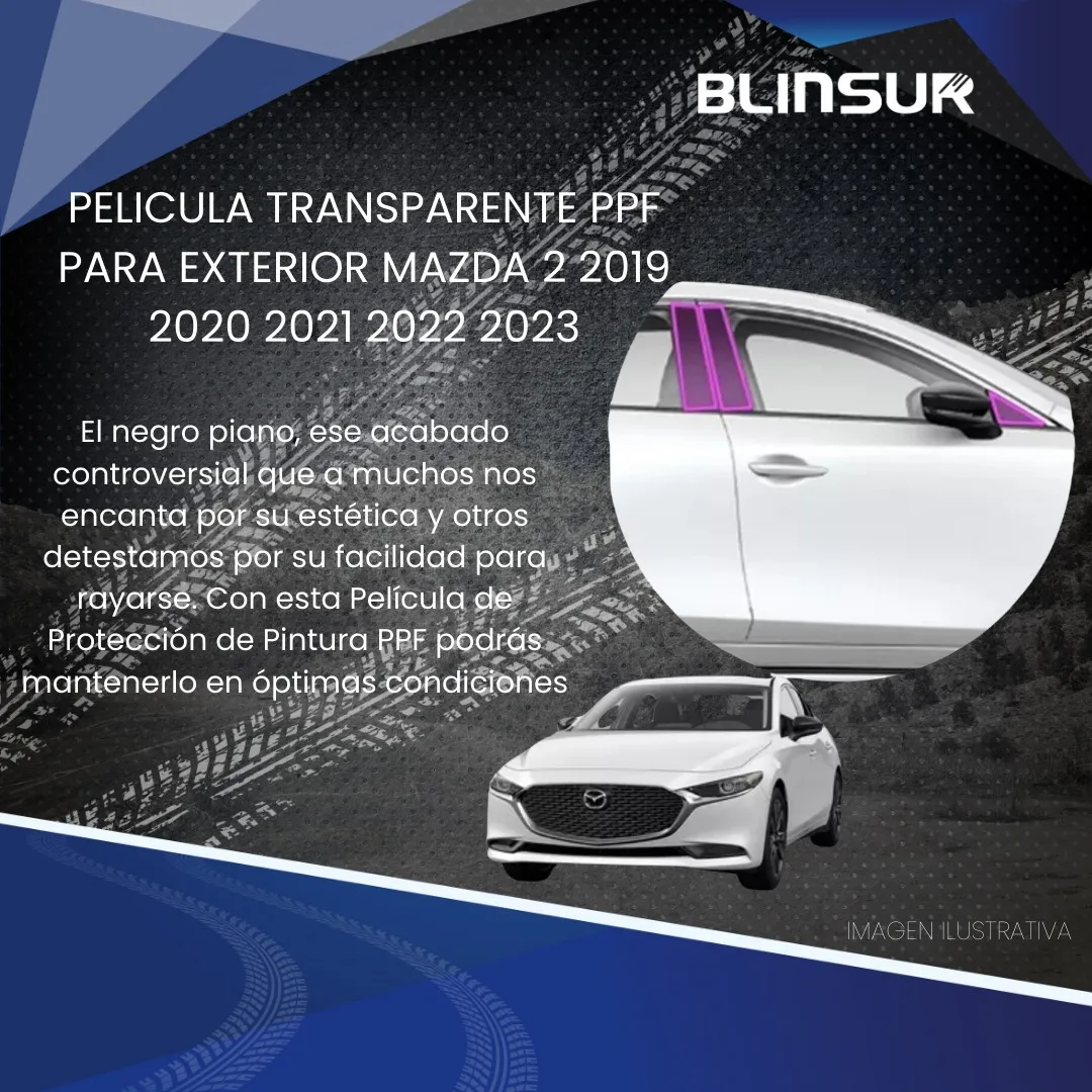 Protector Bl Postes Exteriores Para Mazda 2 2019 Al 2023 - Image 3