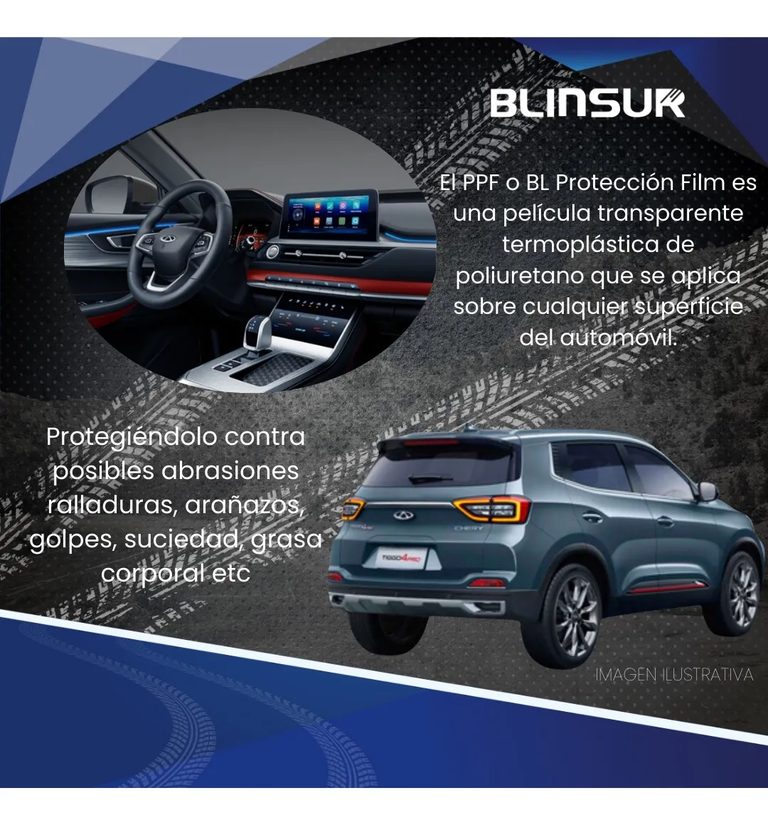 Kit Protector Completo Bl Para Tiggo 4 Pro 2023 - Image 3