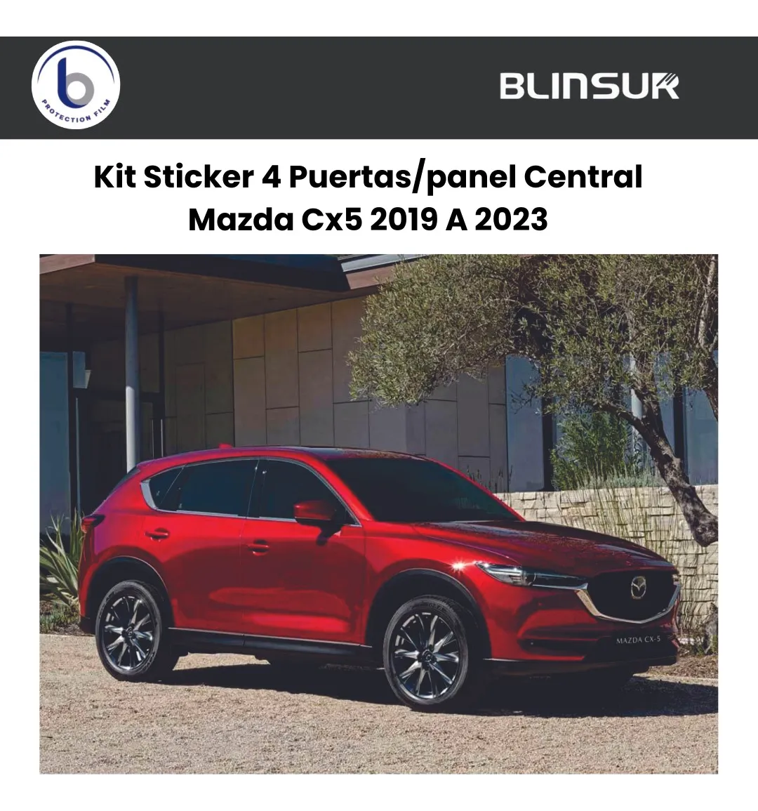 Kit Ppf 4 Puertas/panel Central Mazda Cx-5 2018/21 - Image 3