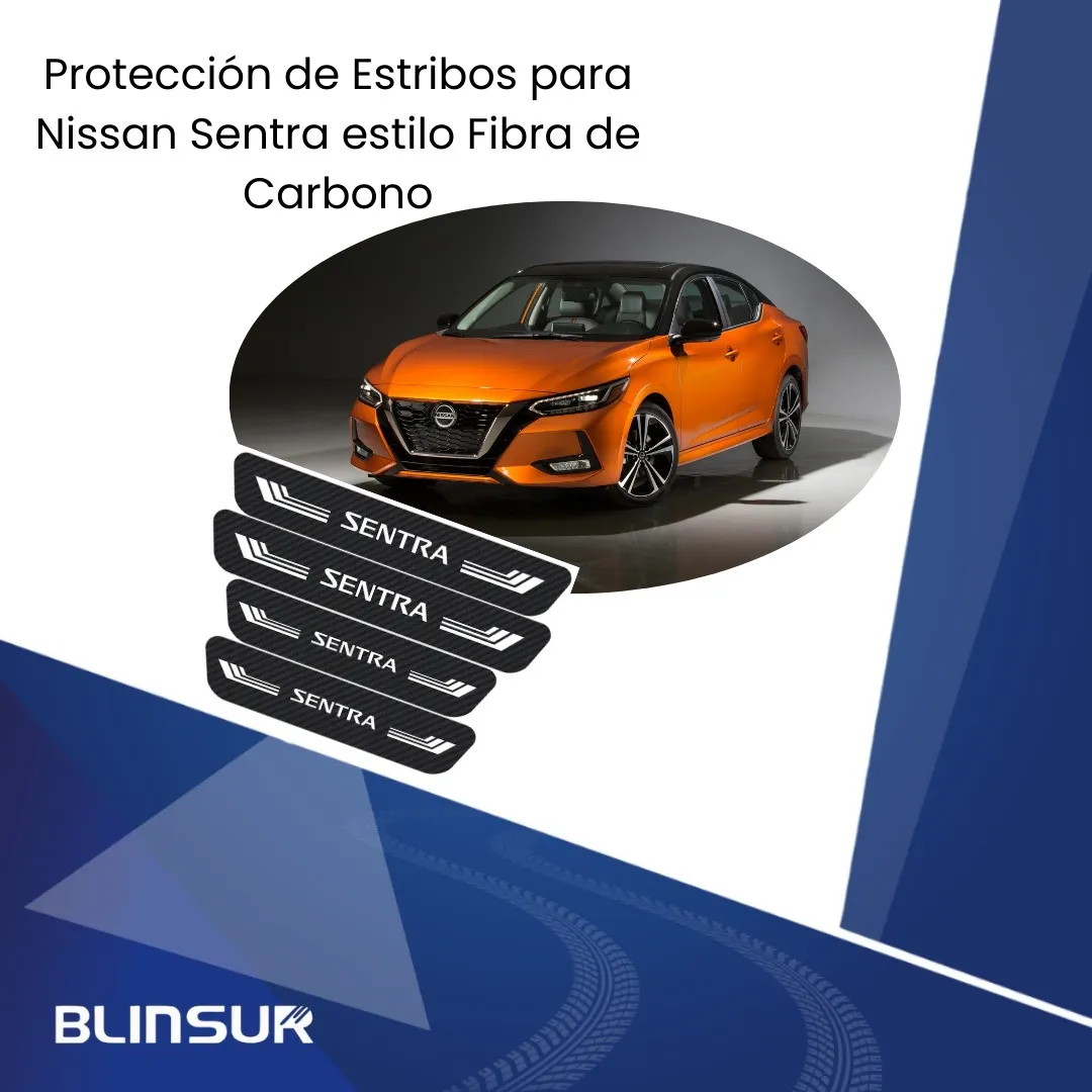 Cinta Protectora Embellecedora Estribos Para Nissan Sentra - Image 3