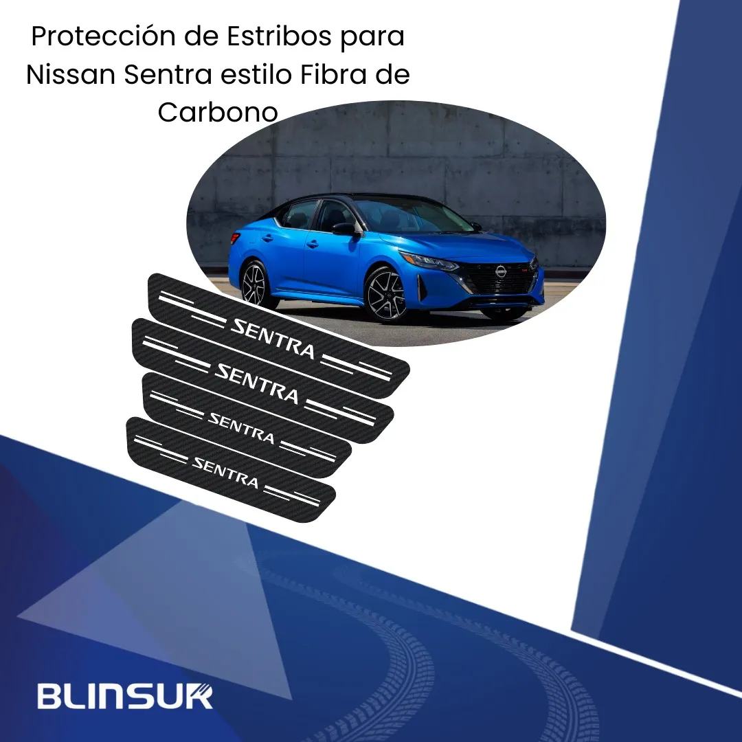 Sticker Protección De Estribos Puertas Para Nissan Sentra - Image 3