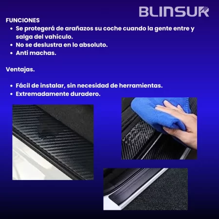 Protecciòn Fibra De Carbono Postes Exteriores Mazda 3 2025 - Image 3