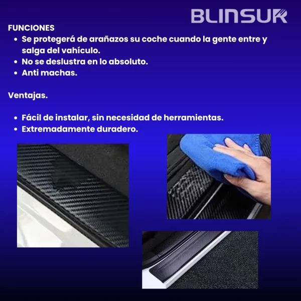 Protecciòn Fibra De Carbono Postes Exteriores Mazda 3 2025