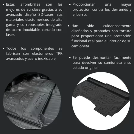 Tapetes De Uso Rudo Airdesign Chevrolet Silverado 2019-2025 - Image 3