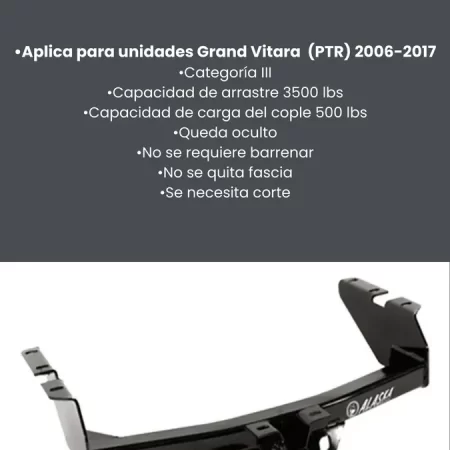 Tirón De Enganche Suzuki Grand Vitara 2006-2017 Negro - Image 3