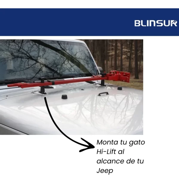 Montaje Para Cofre De Hi-lift Jeep Wrangler Jk/jl 2/4 Puerta
