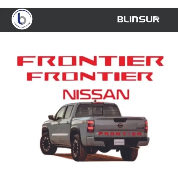 Calca Sticker Nissan Np300 Frontier 2021 2022 Parrilla Batea