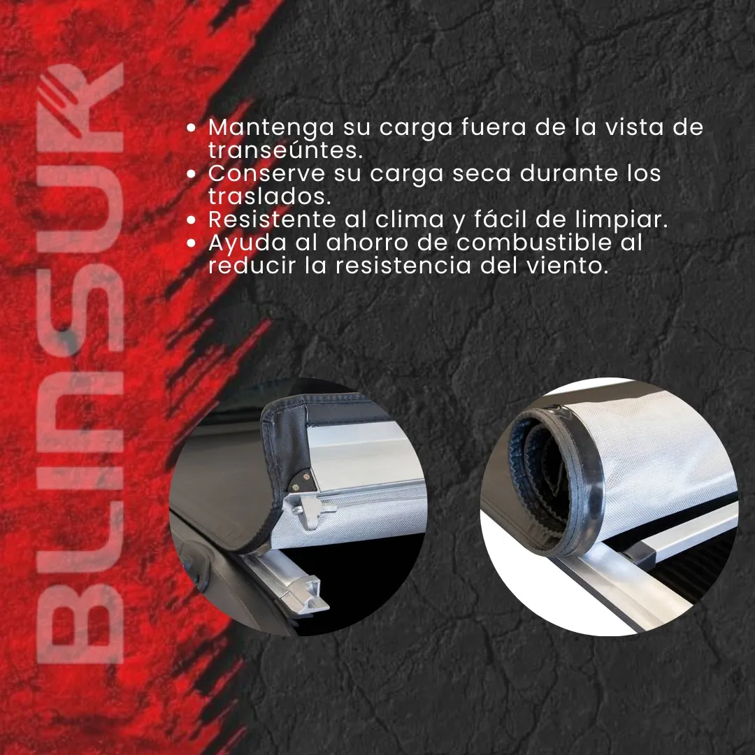 Tapa Cubre Batea Lona Roll Cover Saveiro Cab Senc 2021-2024 - Image 3