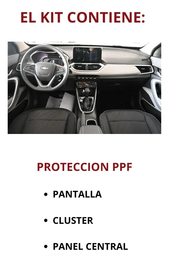 Kit Protector Pantalla, Clúster,  Chevrolet Grove Lt 2024
