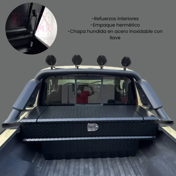 Caja Herramientas Para Ford F150 2004-2025 C/ Roll Bar.