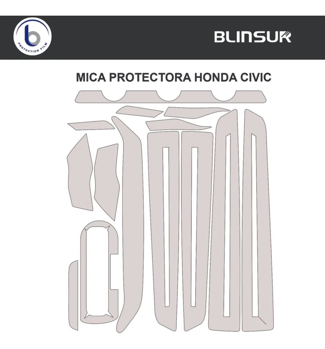 Protección Ppf Interior, Compatible Con Honda Civic - Image 3