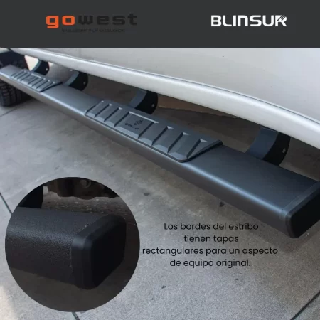 Estribos Serie 300 Negros Ford Ranger 2013 - 2021 Doble Cab - Image 3