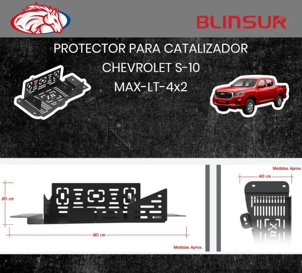 Protector Catalizador Antirrobo S-10 2023+ Chevrolet