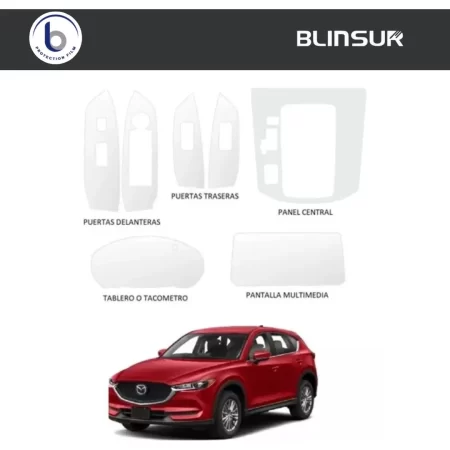 Proteccion Ppf Puertas Panel Pantalla Mazda Cx5 2019 - Image 3