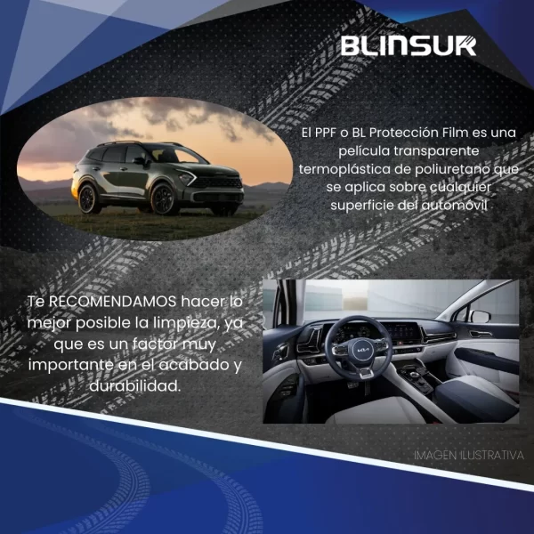 Protección Bl P. Central Y 4 Puertas Para Kia Sportage 2024