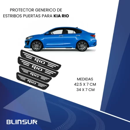 Cinta Protectora Bl Embellecedora De Estribos Para Kia Rio - Image 3