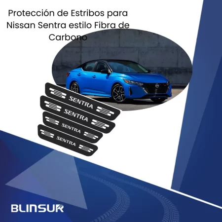 Sticker Protección De Estribos Puertas Para Nissan Sentra - Image 3