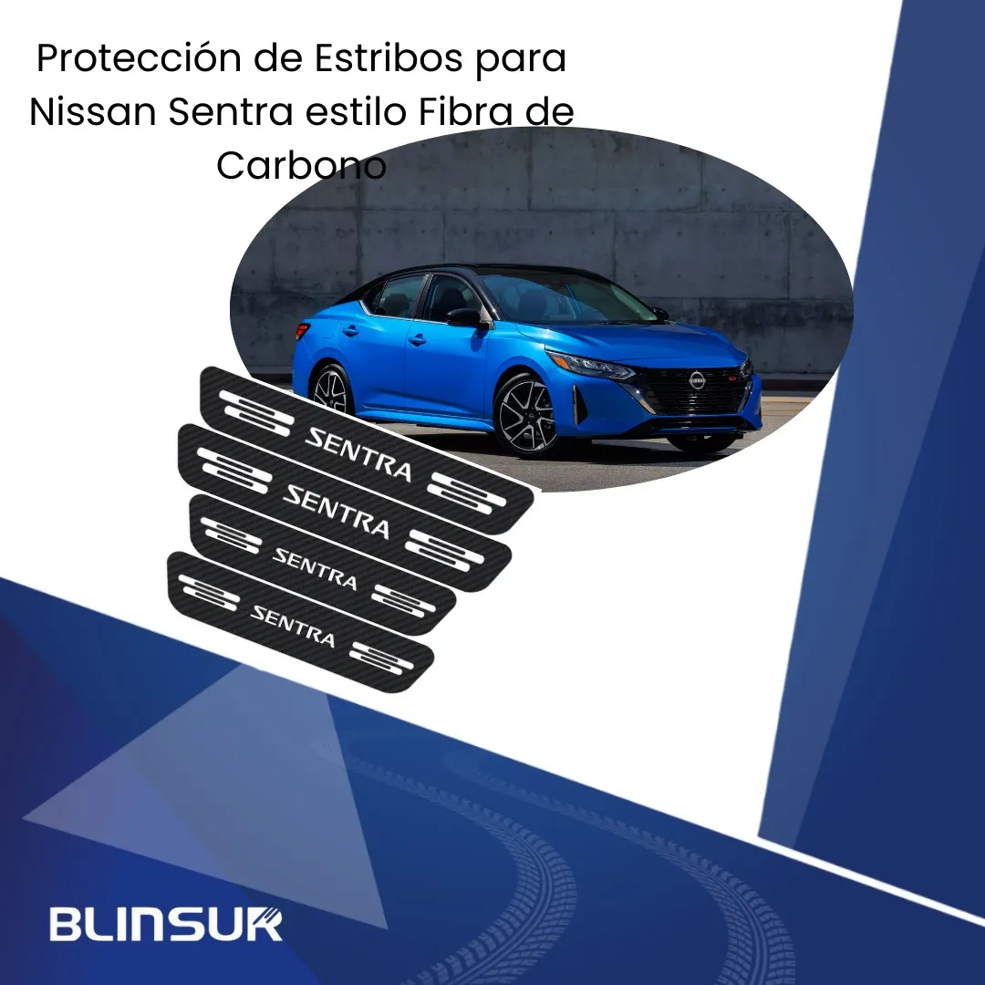 Sticker Protección De Estribos Puertas Para Nissan Sentra - Image 3