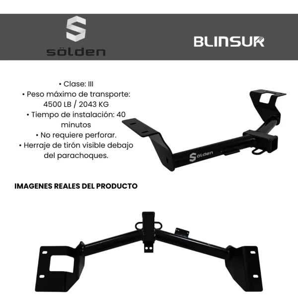 Tiron Jalon De Arrastre Para Honda Cr-v 2012 Al 2016