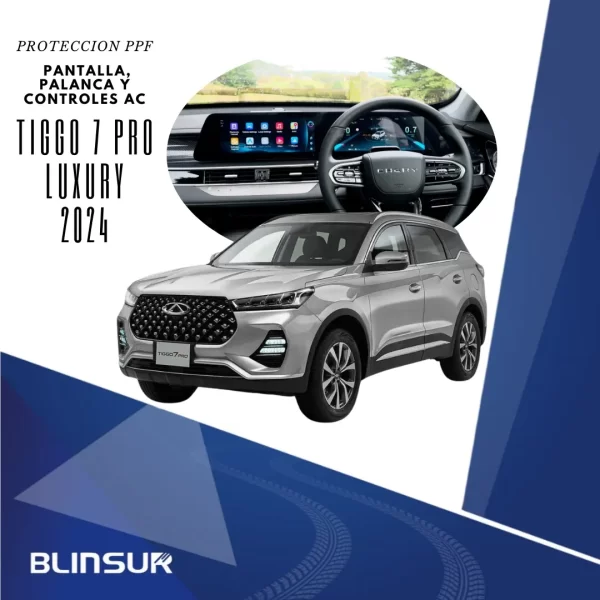 Protección Bl Pantalla, Palanca Y Ac Para Tiggo 7 Pro 2024