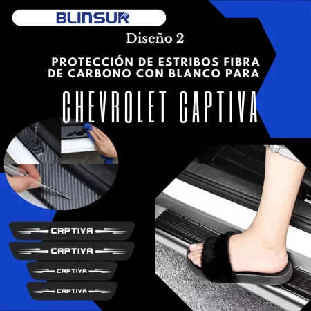 Sticker Protección De Estribos Para Chevrolet Captiva - Image 3