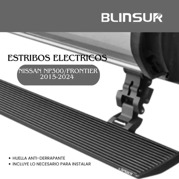 Estribos Electricos Para Np300/frontier 2015-2024 Dob Cab