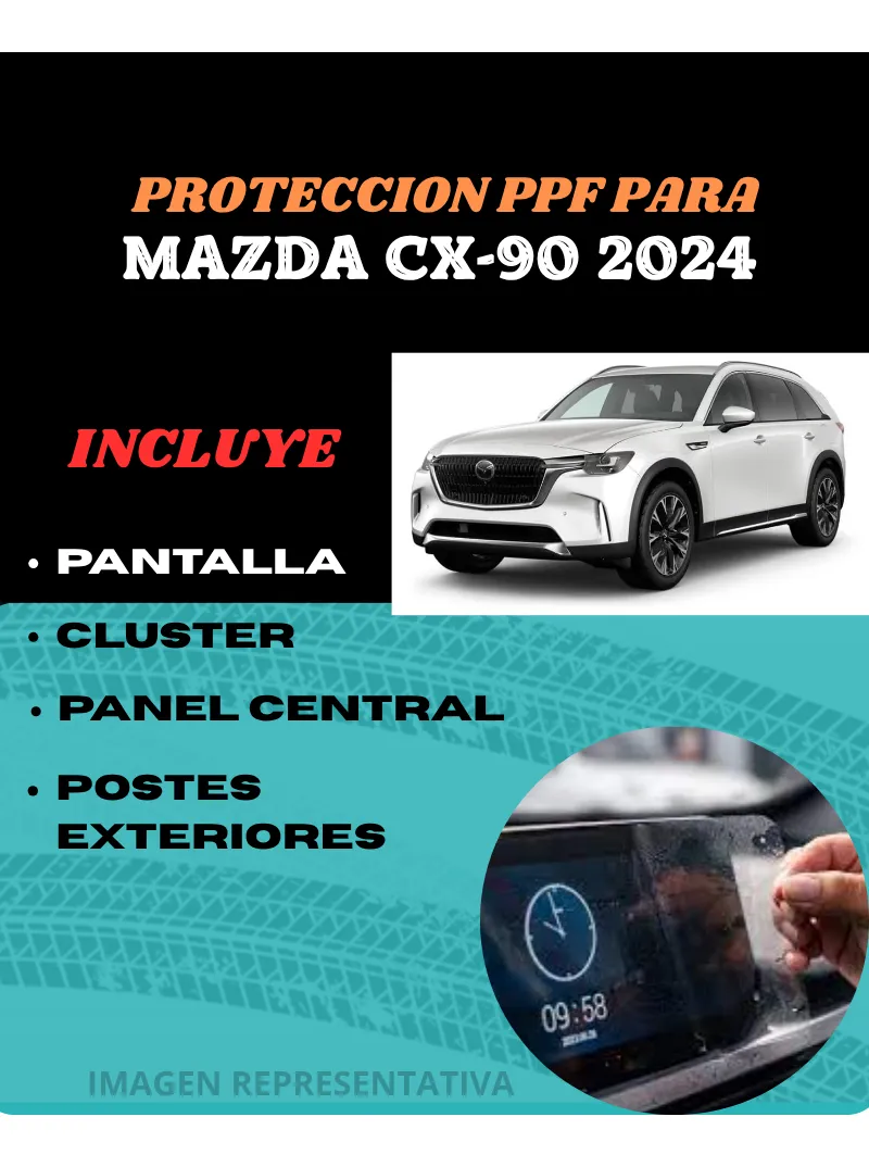 Ppf Pantalla Cluster Panel Y Postes Ext. Mazda Cx-90 2024 - Image 3