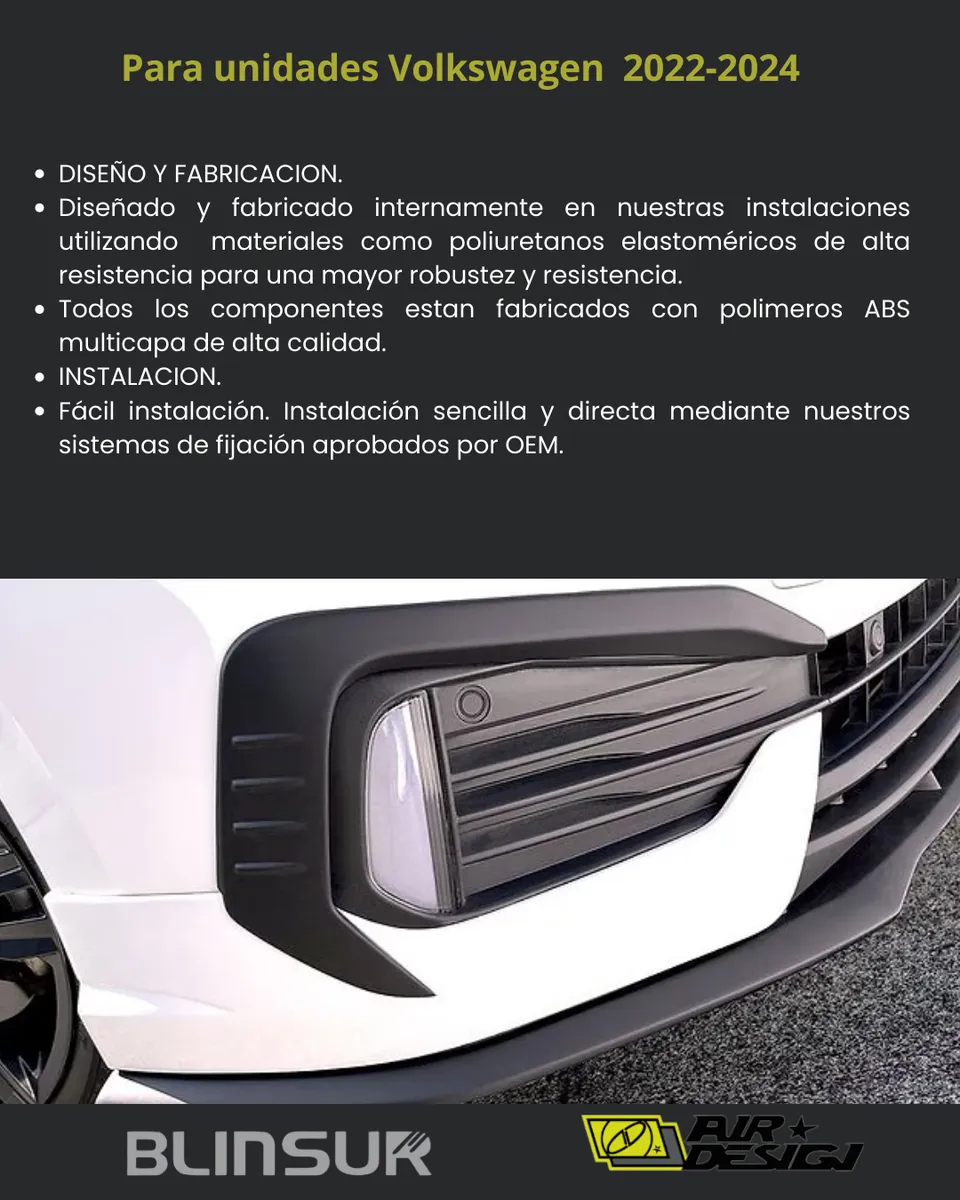 Juego De Air Curtains Para Vw Jetta 2022-2025 - Image 3