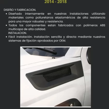 Toma De Aire Salpicadera Airdesign Chevrolet Silverado 16-18 - Image 3