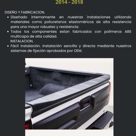 Spoiler Trasero De Tapa Airdesign Chevrolet Silverado 14-18 - Image 3