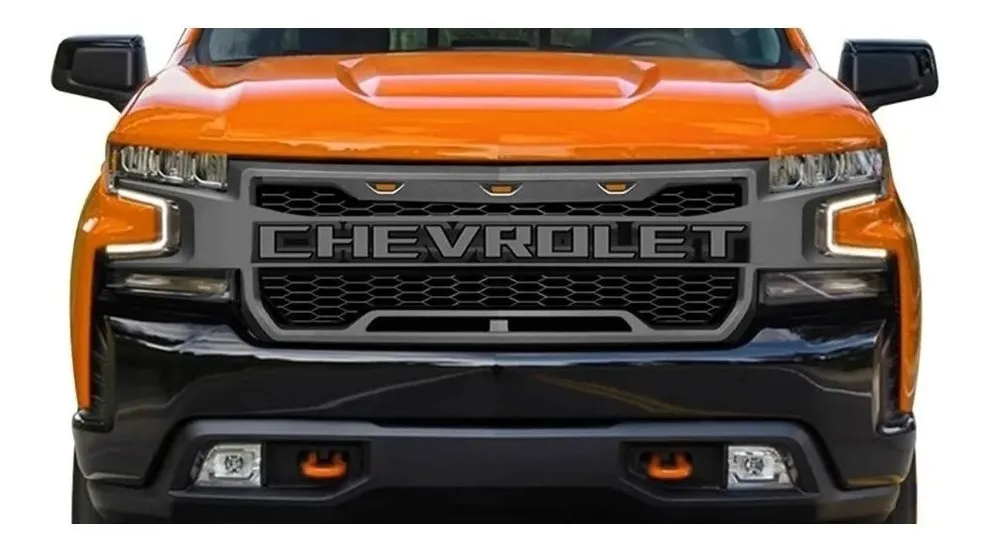 Parrilla Frontal Luz Led Cheyenne Silverado 1500 2019 - 2020 - Image 3