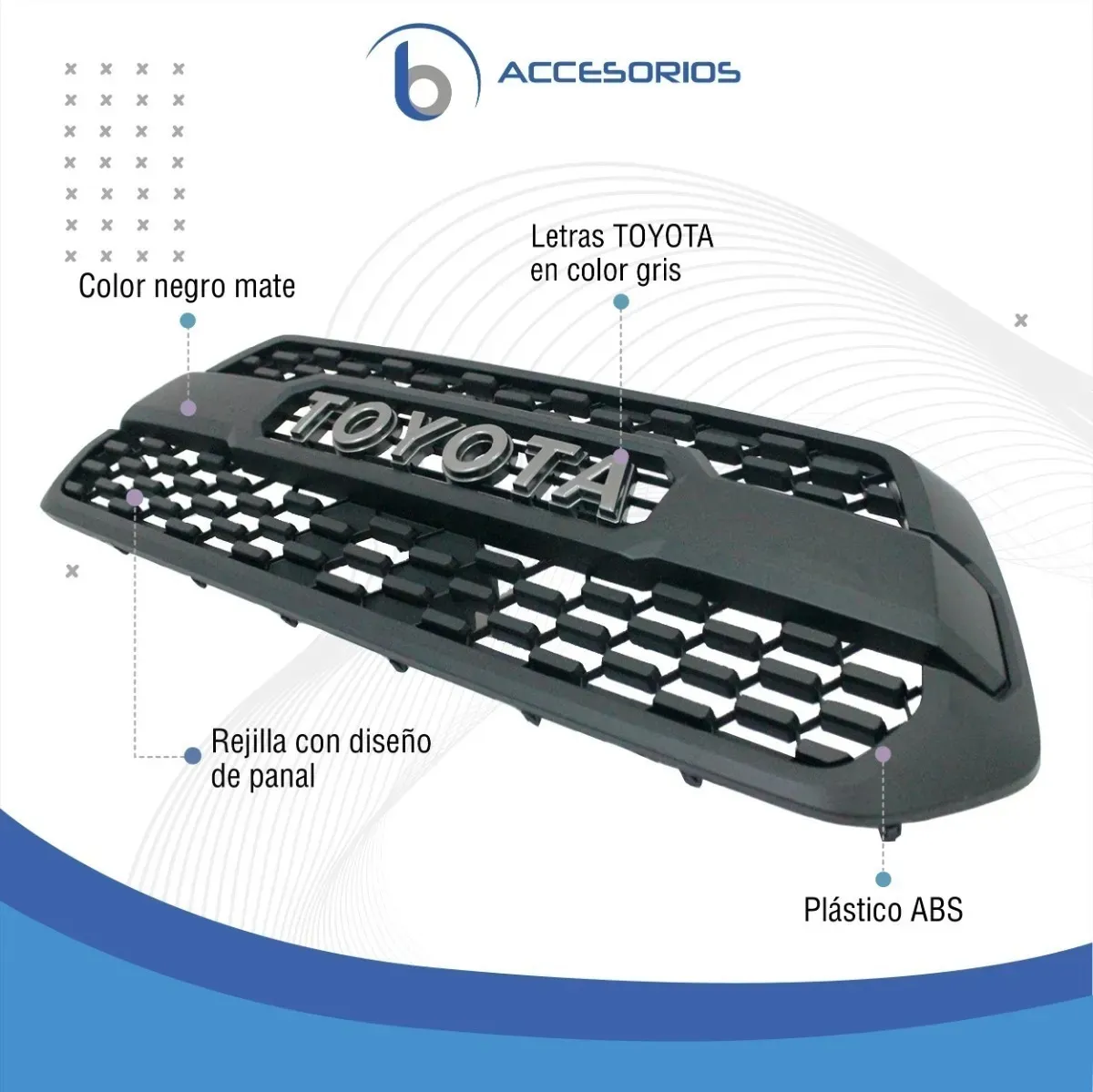 Parrilla Tacoma Trd Pro Toyota Tacoma 2016 2021 - Image 3