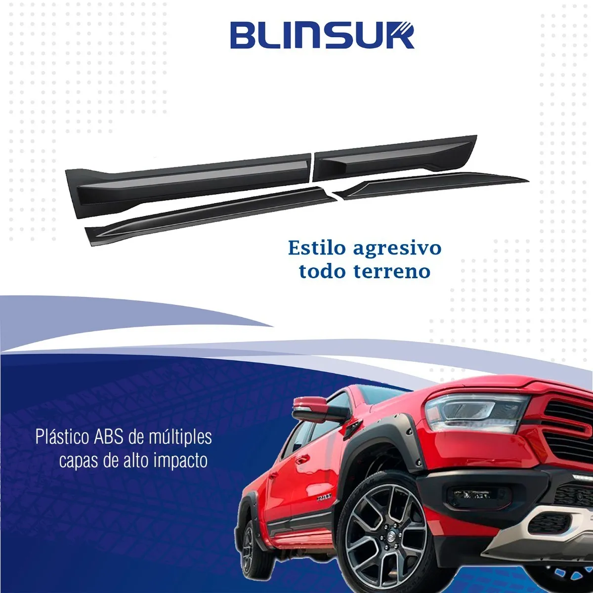 Molduras De Puerta Ancha Airdesign Dodge Ram 1500 2019-2022 - Image 3