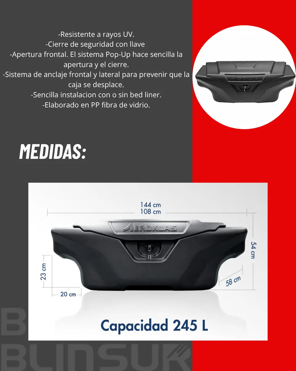 Caja De Herramientas Gravity Nissan Np300 Frontier 2016-2025 - Image 3
