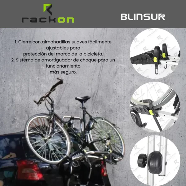 Rack Portabicicletas 2 Bicis Para Cajuela R7 Rack On
