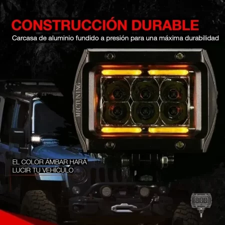 Faros Duallys Led Mictuning 4 Pulgadas Atv Utv Polaris Jeep - Image 3