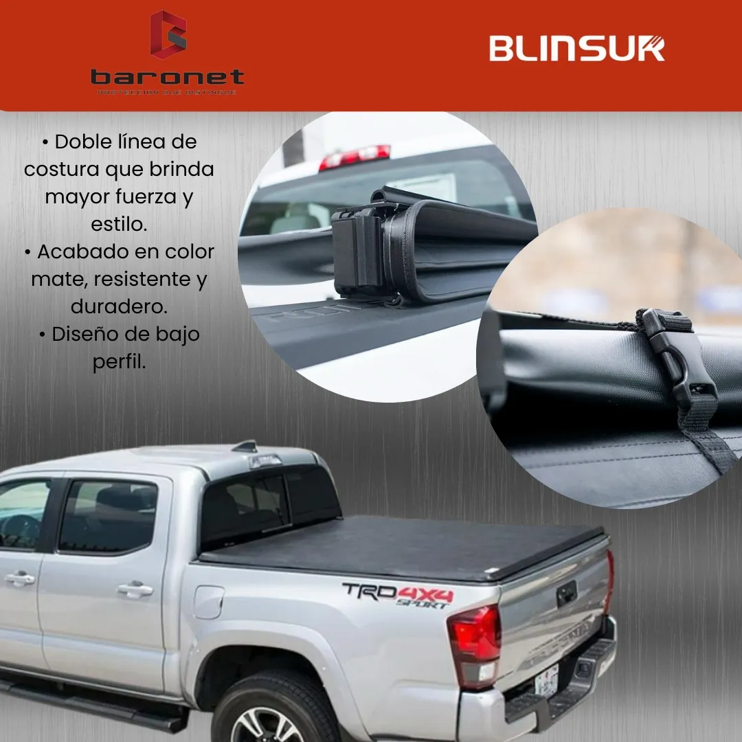Tapa Cubre Batea Lona Tri Fold Volkswagen Amarok 2010 - 2022 - Image 3