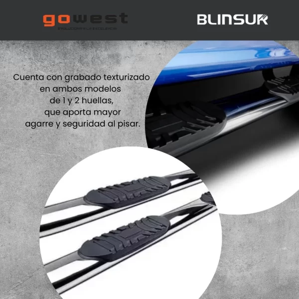 Estribos Widesider Inox Para Chevrolet Silverado 2019 - 2023