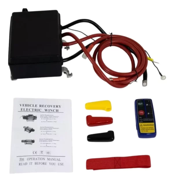 Winch Electrico Jeep Pick Up Cable Acero Off Road  9,500lbs