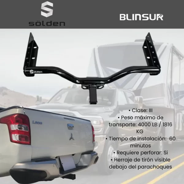 Kit Tiron Arrastre + Cople Y Bola Mitsubishi L200 16 - 23