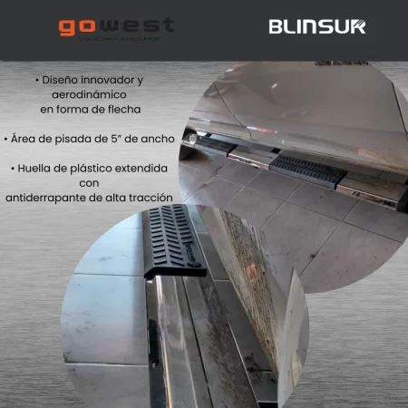 Estribos Platinum Serie 500 Ford F150 2004 - 2014 Doble Cab - Image 3